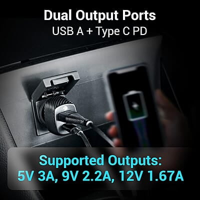 Zebronics CC38 Car Charger 38W Zebronics CC38 Car Charger 38W