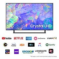 Samsung 108 cm (43 inches) 4K Ultra HD Smart LED TV UA43CU8570ULXL
