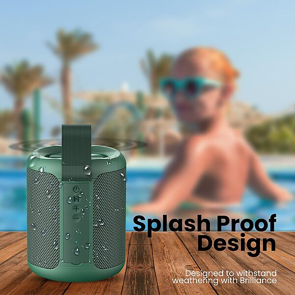 Portronics SoundDrum P – 20W Speaker features USB & Type-C connectivity, delivering powerful sound in a compact design. Perfect for music lovers seeking portability and quality audio performance.