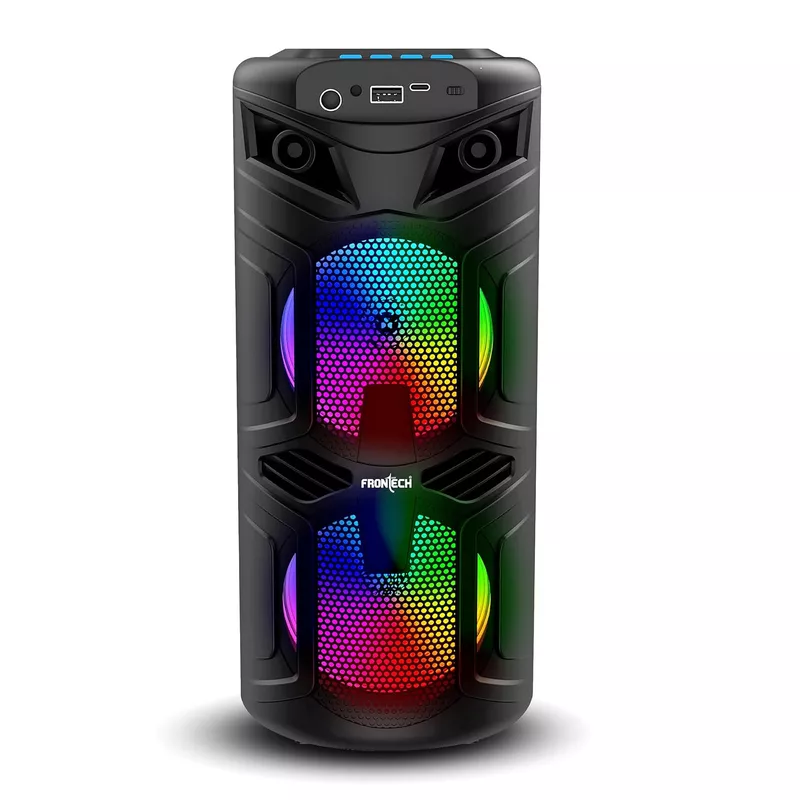 Frontech SW-0068 speaker system delivers powerful bass and crystal-clear sound—ideal for music, movies, and immersive gaming.