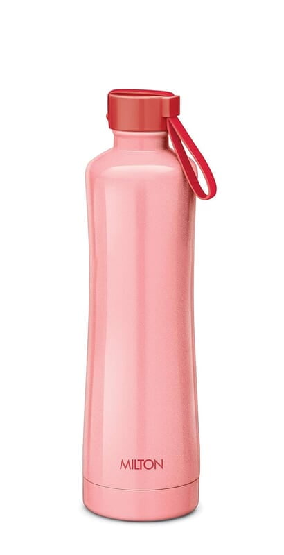 Milton New Tiara 600 Thermosteel 24 Hours Hot & Cold Water Bottle, 490 ml