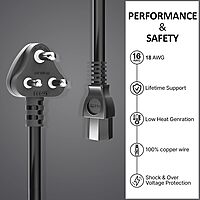 Uport 15M Desktop Power Cord – Premium quality, robust power cord for desktops. Guarantees dependable power with gold connectors for superior performance.