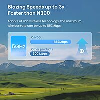 Tenda O1-5G 5.8GHz 867Mbps Outdoor Wireless Bridge, Point to Point Wi-Fi Bridge, 1KM Long Distance, Outdoor CPE with 2 * 9dBi Antenna, PTP/PTMP, IP65 Waterproof Enclosure Tenda O1-5G 5.8GHz 867Mbps Outdoor Wireless Bridge, Point to Point Wi-Fi Bridge, 1KM Long Distance, Outdoor CPE with 2 * 9dBi Antenna, PTP/PTMP, IP65 Waterproof Enclosure