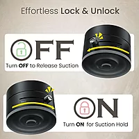 Portronics Hold X is a magnetic suction phone mount designed for easy attachment and stability. It securely holds your phone while driving, ensuring hands-free convenience and safety.