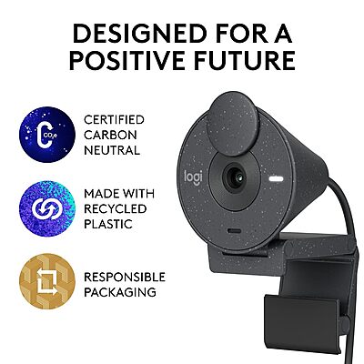 Logitech Brio 300 Webcam (Graphite)