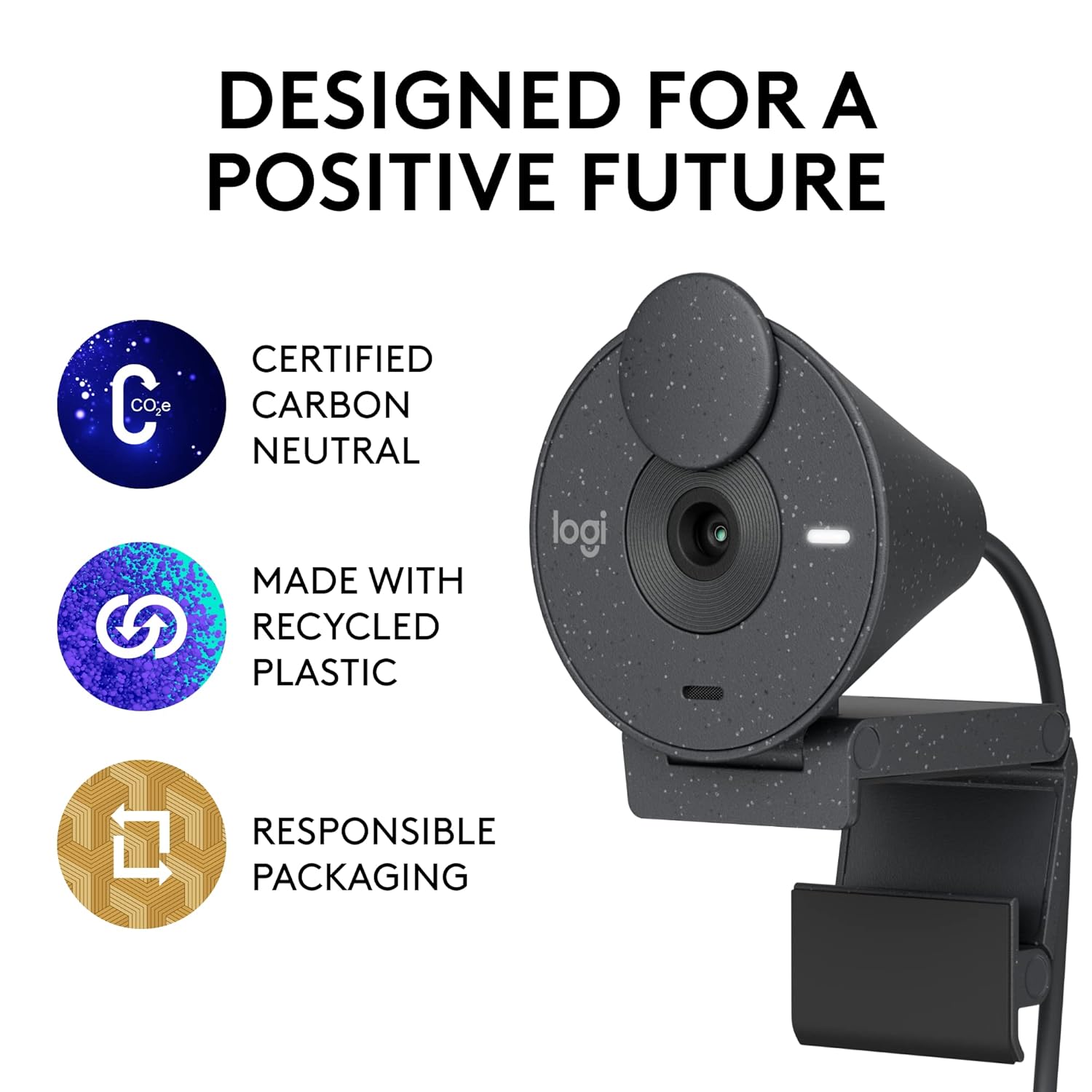 Logitech Brio 300 Webcam (Graphite)