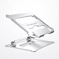 Lapcare Lapergo LSE‑444: sturdy aluminium alloy multi‑angle laptop stand supporting up to 17″ devices, ventilated hollow design, carries up to 20 kg.