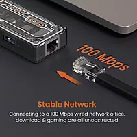 Portronics MPort View One – 5-in-1 USB-C Hub, 4K HDMI, USB 3.0, SD/TF Card Reader, Compact Design, Ideal for Laptops, Supports High-Speed Data Transfer, Plug and Play, Lightweight and Portable.