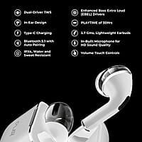 PLAY Playgo Dualpods Wireless Buds White