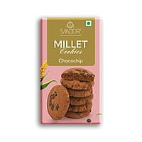 SMOOR Premium Chocochip Millet Cookies Crunchy & Sweet Gourmet Cookie Biscuits 150g
