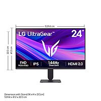 LG UltraGear 24G411A-B 24 Inch Gaming Monitor – FHD | 144Hz | 1ms | IPS