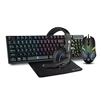 Frontech DRAGON WARRIOR KB-0038P – RGB backlit USB gaming keyboard with mechanical feel, anti-ghosting & durable build. Designed for gamers.