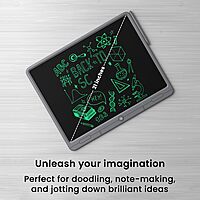 Portronics RuffPad 21 LCD Writing Tablet (POR 1972) – 21 Inch Re-Writable Pad | Black