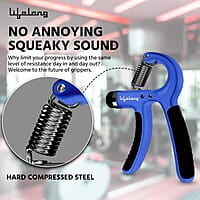 Lifelong Adjustable Hand Grip Strengthener, Hand Gripper for Men & Women for Gym Workout