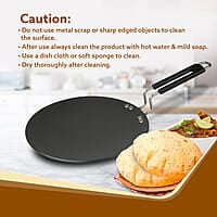 AGARO Elite Hard Anodised Tawa for Kitchen, 28 cm Diameter Tawa