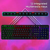 Zebronics Zeb-Transformer K-1 Wired Gaming Keyboard features RGB backlighting, customizable keys, and a durable design. Perfect for gamers seeking performance and style in their setup.
