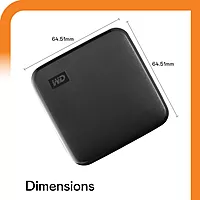 Western Digital 1TB Elements Portable SSD (WDBAYN0010BBK-WESN)