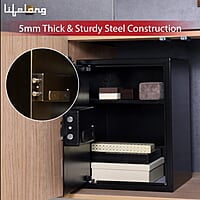 Lifelong Locker for Home & Office 56L - Digital Safe for Security with Electronic Keypad- Safety for Jewellery, Money & other valuables