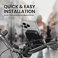 Portronics Mobike 4 – Securely mount your phone on your bike with this 360° adjustable grip. Perfect for navigation and hands-free calls while cycling. Durable and easy to install.