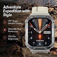Fastrack Limitless Valor Smart Watch with 1.91" Ultra HD Display, Bluetooth Calling