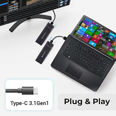 Zebronics CM01 M.2 SATA SSD Enclosure with Aluminum Case Zebronics CM01 M.2 SATA SSD Enclosure with Aluminum Case