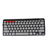HAMMOK Flex Wireless Keyboard – Bluetooth & Wireless | Compact Design | Round Keys | Multi-Device Compatible | Black