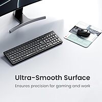 Portronics Comfipad 3 Mouse Pad – Grey, Smooth & Precise