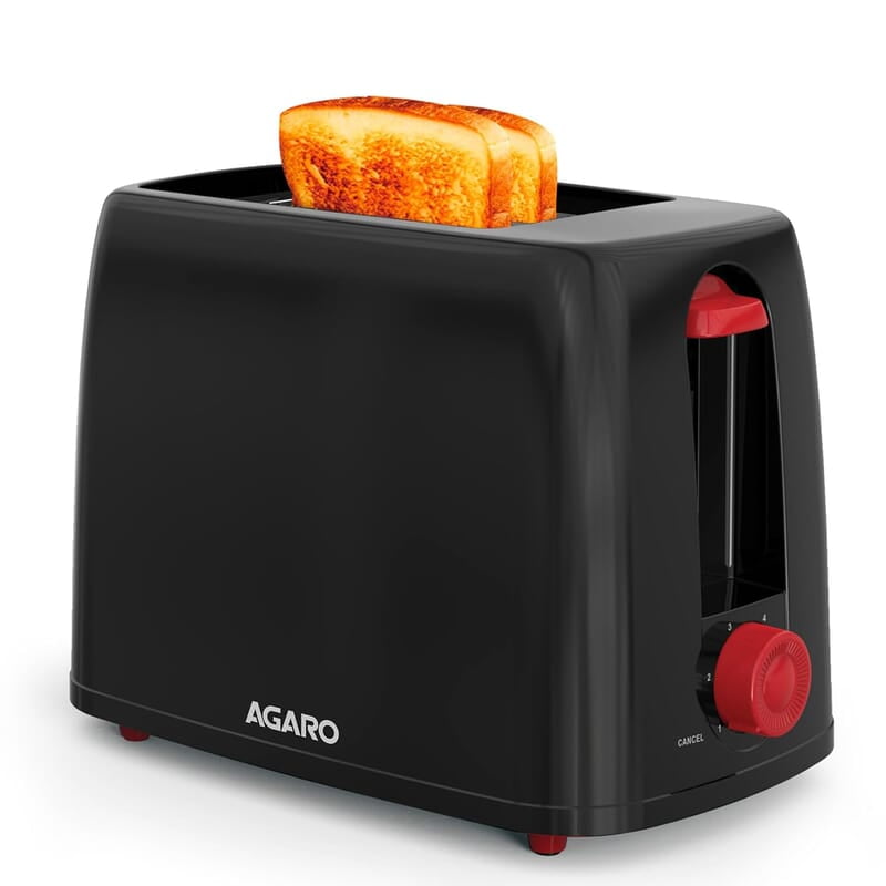 AGARO Olympia 750-Watt 2-Slice Pop-Up Toaster with 7 Toasting Settings