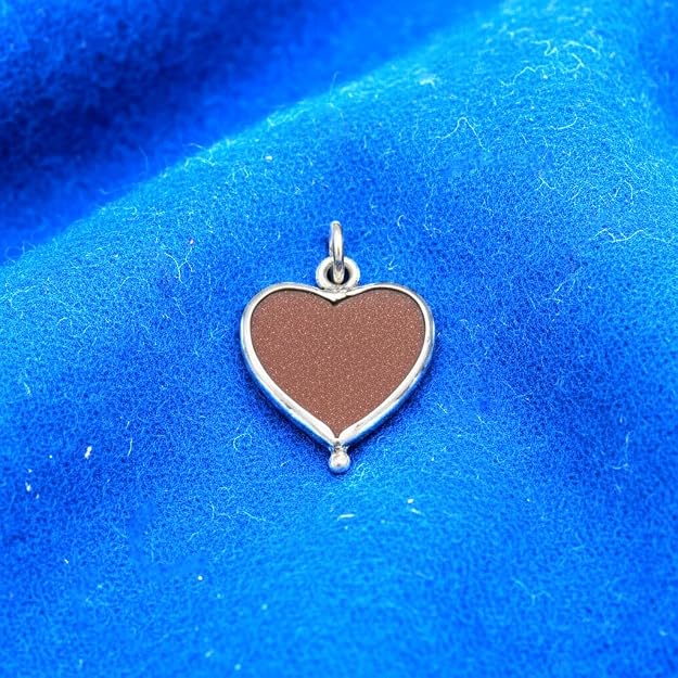 Rajavarthi Stone Sterling Silver Pendant/Dollar