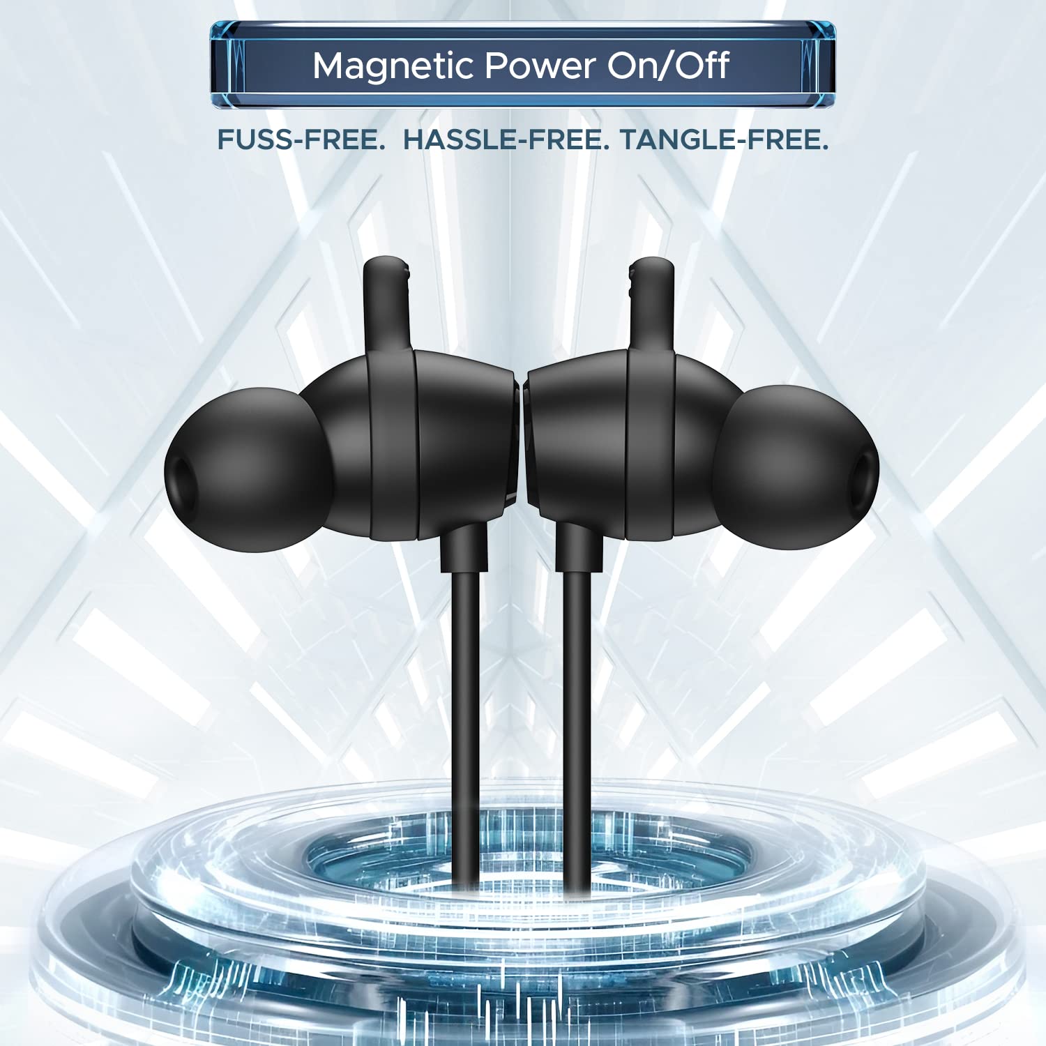 boAt Rockerz 255 Touch (Pitch Black)