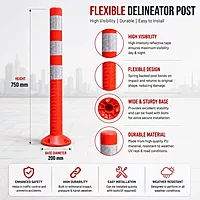 H2-PSPF PLASTIC SPRING POST FLEXIBLE 600GM