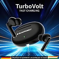 Blaupunkt BTW100 LITE in Ear TWS Bluetooth Earbuds I HD Sound I Gaming Mode I Low Latency I 30H Playtime* I TurboVolt Charging I BT Version 5.3 I Intuitive Touch Controls