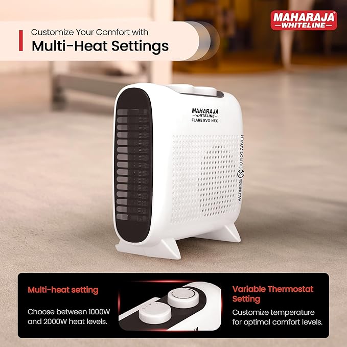 Maharaja White line Flare Evo Room Heater