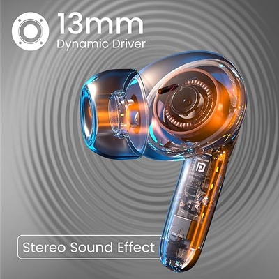 Portronics Harmonics Twins 28 ANC TWS in Ear Earbuds with Smart Touch Control, 50 Hours Playback, Quad Mic ENC, Low Latency, 13mm Dynamic Driver, IPX 5 Water Resistant, Fast Type C Charging Portronics Harmonics Twins 28 ANC TWS in Ear Earbuds with Smart Touch Control, 50 Hours Playback, Quad Mic ENC, Low Latency, 13mm Dynamic Driver, IPX 5 Water Resistant, Fast Type C Charging