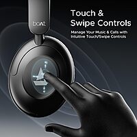 boAt Rockerz 650 Pro (Iris Black) - New Arrival