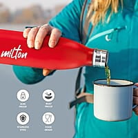 MILTON Shine 800 Stainless Steel Water Bottle, 700 ml Single walled  Leak Proof