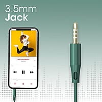 Zebronics Zeb-BRO PRO in Ear Wired Stereo Earphones with Mic, 3.5mm Audio Input Jack, 10mm Drivers, in-Line Mic, 1.2 Metre Cable