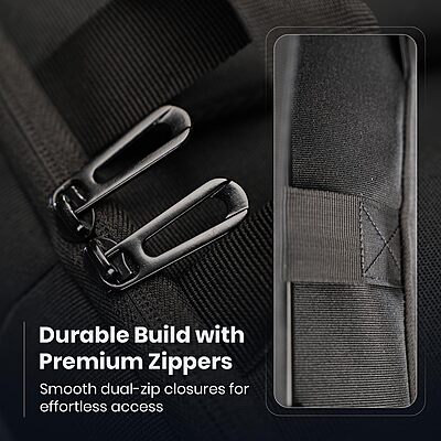 Portronics Byte 2 Backpack – 15.6 Inch Laptop Hard Shell Backpack  Black  1 Year Warranty