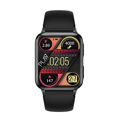 PLAY Playfit Flaunt Smartwatch Black+Black