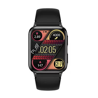 PLAY Playfit Flaunt Smartwatch Black+Black