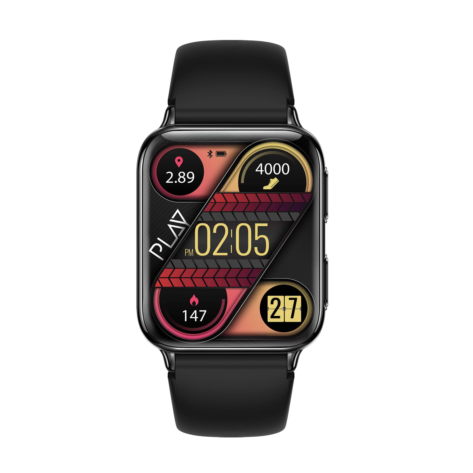 PLAY Playfit Flaunt Smartwatch Black+Black