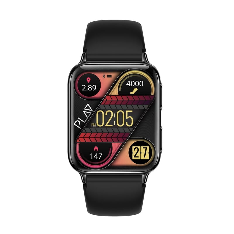 PLAY Playfit Flaunt Smartwatch Black+Black