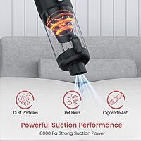 Portronics MopCop 4 Vacuum & Blower – 18,000Pa: Powerful suction, versatile cleaning, and efficient blowing. Ideal for home and office use. Compact design for easy handling and storage.