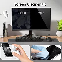 Portronics Swipe 3 Screen & Camera Cleaner – White offers effective cleaning for screens and cameras, ensuring a streak-free shine.
