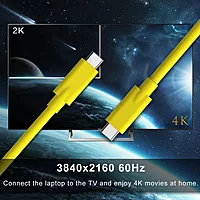 Uport 2M Type-C Cable – USB 3.1, 10Gbps, 100W, 4K, durable design, fast charging, high-speed data transfer, compatible with laptops, smartphones, and tablets, perfect for home and office use.