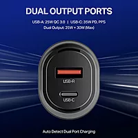 boAt 55W Fast Car Charger (Carbon Black)