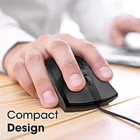 Zebronics Zeb-Velocity Mouse – Type-C, 4 Buttons, Ergonomic Design, High Precision, Smooth Tracking, Ideal for Gaming and Work, Plug and Play, Compatible with Multiple Devices, Stylish Look.