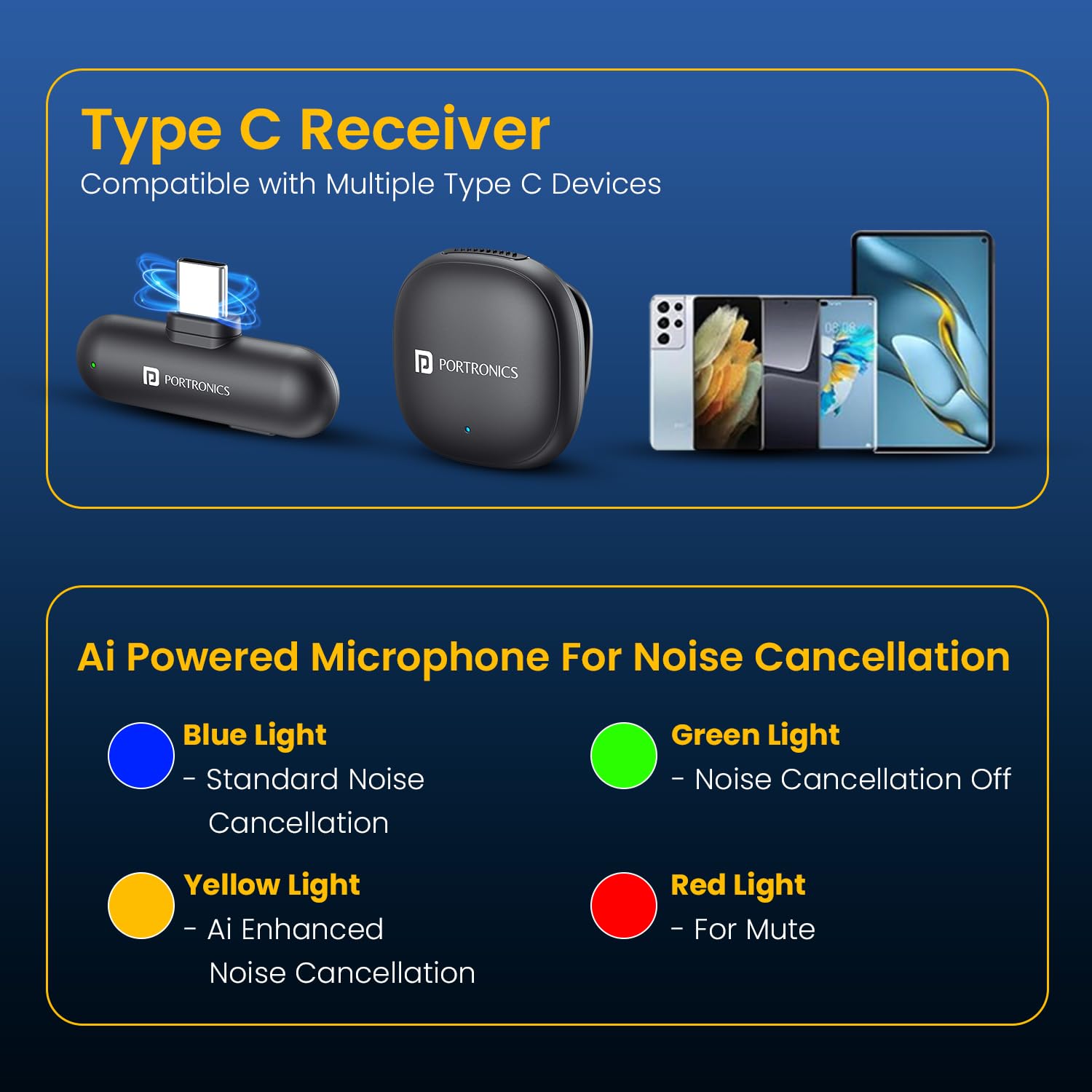 Portronics Vlogmate One is a compact AI lapel mic designed for content creators. It comes with a protective case, ensuring portability and convenience for high-quality audio recording on the go.