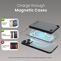 Portronics Boosty 5K – A compact 5000mAh power bank with 15W magnetic wireless charging. Perfect for on-the-go charging, it ensures your devices stay powered without the hassle of cables.