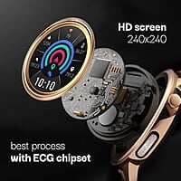 Vibez By Lifelong Xena SmartWatch For Women With Hd Display 24X7 Heart Rate & Spo2 Tracking